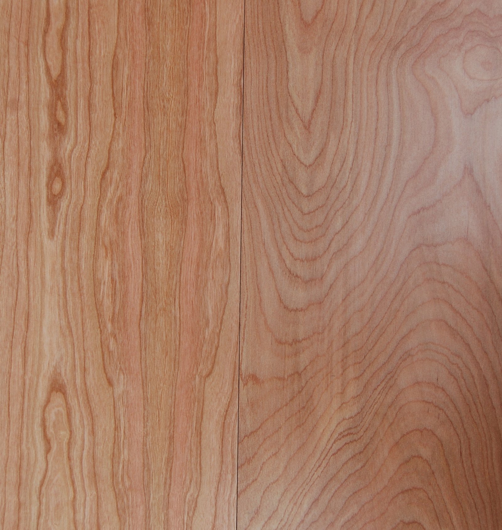 NSMT natural cherry and red birch finishes